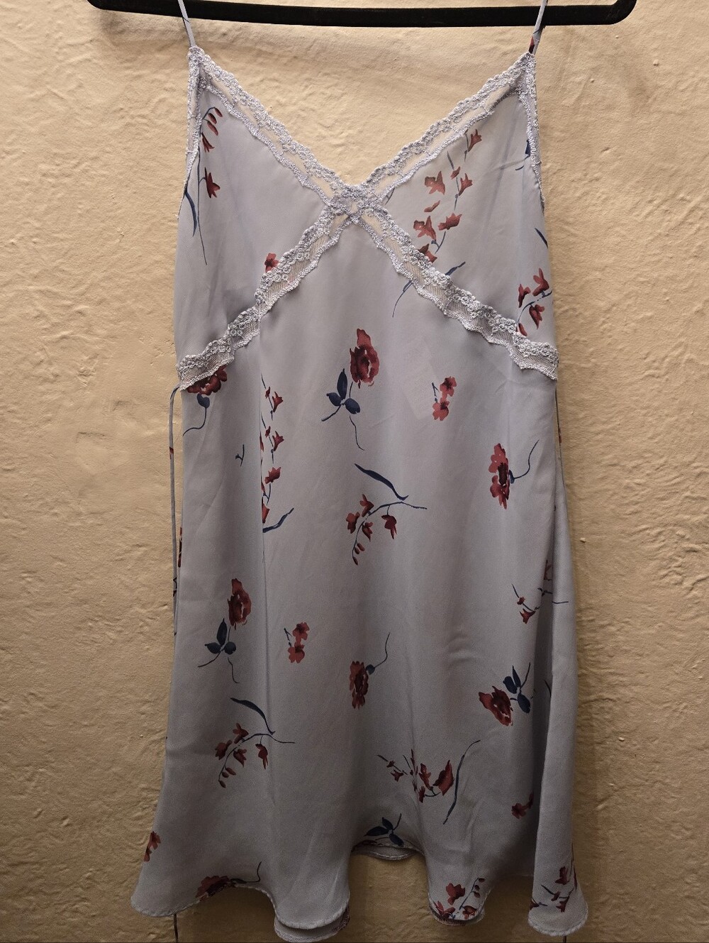 La Senza Floral Lace Slip Camisole Dress Y2K Coquette L